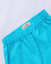 Soft 12M-5Y Linen Organic Cotton Long Pants Summer Spring Sky Blue color 